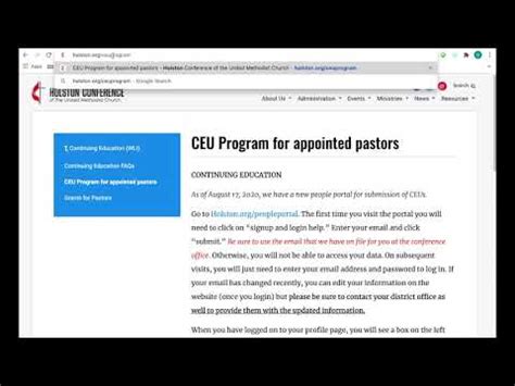 CEU login.
